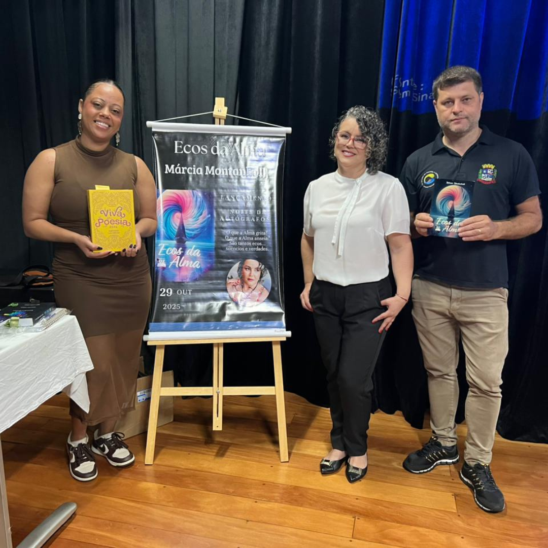 Secretaria de Cultura e Juventude apoia lançamento do livro “Ecos da Alma”, da escritora sarandiense Márcia Montanholi